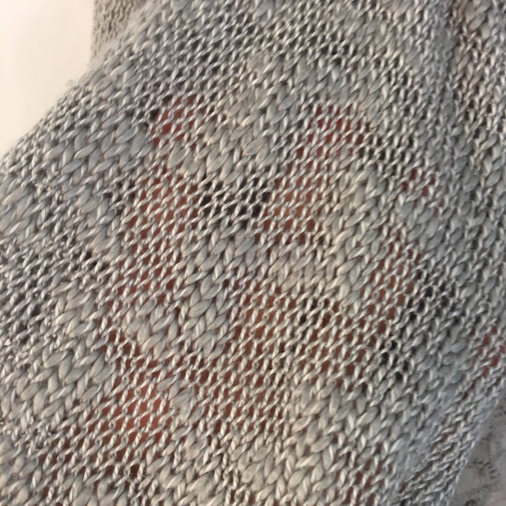 Lucky Brand Knitted Sweater Cardigan Size M Lace - Picture 5 of 7